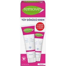 Remove Hassas Tüy Dökücü Krem 100 ML x 2