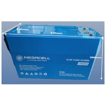 Megacell 12.8v 410ah Lifepo4 Lityum Demir Fosfat Akü Prizmatik