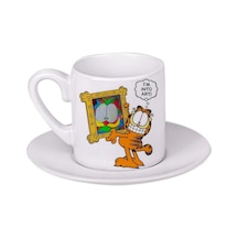 Garfield Türk Kahvesi Fincanı 003 Beyaz