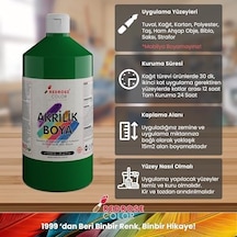Yeşil Akrilik Boya 1000 Gr 0000 Clear