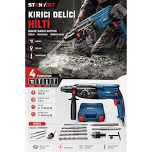 Bakır Sargılı Kırıcı Delici Hilti 4 Fonksiyon Sds Plus Darbeli Matkap Seti Mandren + Keski + Matka