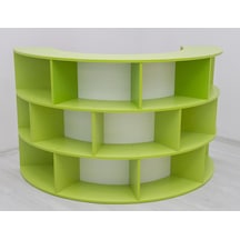 S Kitaplık Masası 9x180q H105 Çok Renkli