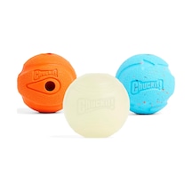 Chuckit Gen 1 Köpek Top Seti, Orta Boy 6.4 Cm Çap, Yüksek Sıçrama-yüzen-sağlam Top, 3'lü Paket