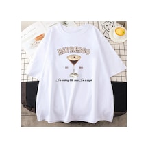 Tarzsokak Beyaz Tees Espresso Est Albüm Grafik Tshirt Bu Bana Sabrina Marangoz -gömlek