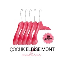 Çocuk Askısı Plastik Pembe 30 Cm Çocuk Elbise Kıyafet Askısı Diğer
