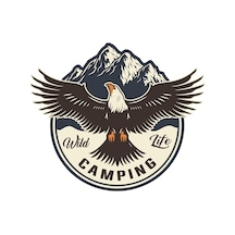 Off Road Camping Offroad Adventure Sticker Kartal 10 X 8,5 Cm Çok Renkli