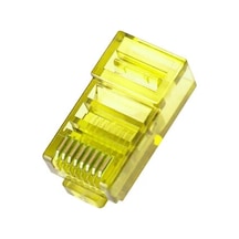 Rj45 Cat5 Cat6 8p8c Erkek Soket - Sarı