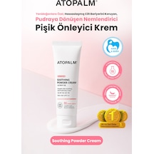 Yenidoğanlara Özel, Pudraya Dönüşen Nemlendirici, Pişik Önleyici Krem Atopalm Soothing Powder Cream