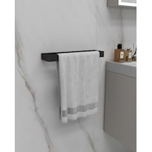 Orkide X Yeni Mat Siyah Duvara Monte Havluluk Modern Ve Şık Siyah