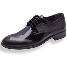 Güvenal 147 Iç Dış Hakiki Deri Erkek Klasik Ayakkabı Rugan Siyah