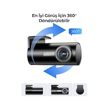 Azdome S58 4g 3 Kameralı 150 Görüş Açışı 4k Ultra Hd Gece Görüşlü Wifi Gps Sim Kartlı Araç İçi Kamera Filo Araç Yönetimine Uygun