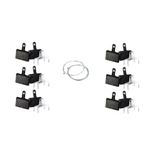 6 Set Bisiklet Hidrolik Mekanik Disk Kaliper Fren Balatası Shimano Model Bisiklet Balata Fren Teli