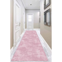 Pembe Kaymaz Taban Sade Kesme Rulo Özel Ölçülü Yolluk Ar261n11
