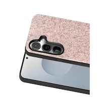 Onegif Samsung Galaxy S25 Plus Uyumlu Bright Simli Kapak - Pembe