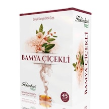 Hekimhan Bitkisel Bamya Çiçekli Doğal Karışık Bitki Süzen Poşet Çay 45 x 2 G