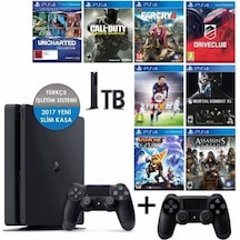 Sony Ps4Slim 1Tb + 10 Adet Ps4 Oyunlari + 2.V2 Ps4 Kol 10 Oyun Teşhir