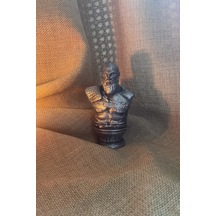 Kazanova Design Kratos Büst Figür 10 Cm Masaüstü Dekoratif Hediyelik