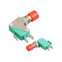 Ic-176e / Ds-438 Micro Switch Kırmızı Butonlu Ø12mm