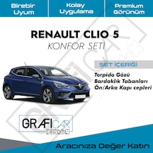 Renault Clio 5 Konfor Seti -Araç Içi Ses  Kumaş Kaplama