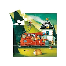 Dekoratif Puzzle 16 Parça The Fire Truck Dj0 Standart