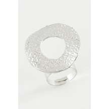 Halka - 887 - Metal Yüzük - Nazblsmm - Gümüş Rengi