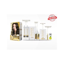 Gold Serisi 24k Altın Parçacıklı Serum İle 1 Kutu 2 X 50 Ml Ve Geliştiriciler Saç Boyası Yoğun Küllü Koyu Kumral 6.11