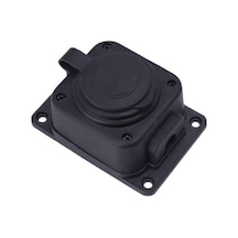Kapaklı Kauçuk Priz, 250v, 16a, Endüstriyel Kullanım İçin Dayanıklı Tasarım