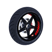 Gp Racing Bayrak Kırmızı İç Jant Şeridi Sticker Çınar Extreme