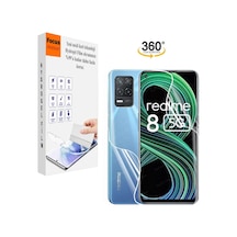 Realme 8 2in1 Uyumlu Kırılmaz Cam Özel Kesim Hydrogel Film