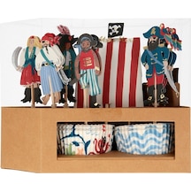 Meri Meri - Pirate Ship Cupcake Kit - Korsan Gemisi Cupcake Seti - 24'lü