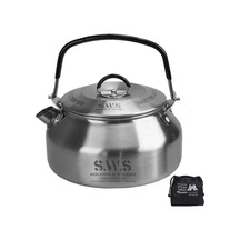 0.8l Su Isıtıcısı Taşınabilir Ultralight Paslanmaz Çelik Kamp Su Isıtıcısı Açık Silver Fransa Silver