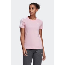 Adidas Kadın T-shirt Essentials 3s Slim Tee Du0633 Pembe/beyaz Pembe/beyaz