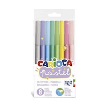 Carioca Pastel Süper Yıkanabilir 8 Li Keçeli Boya Kalemi 43032