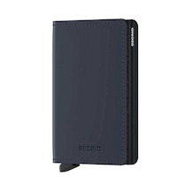Secrid Slimwallet Matte Kartlık Cüzdan, Mavi Çok Renkli