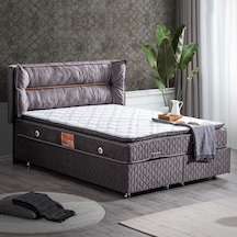 Setaymobilya Baza,Barselona Antrasit Baza + Başlık + Real Pedli Yatak