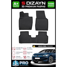 S-dizayn Vw Id7 3d Pro Havuzlu Paspas 2025 Üzeri A+ Kalite