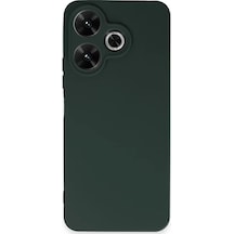 Newface Xiaomi Redmi 13 4g Kılıf First Silikon - Koyu Yeşil Çok Renkli