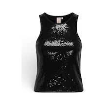 Only Onllındsay Sequıns Tank Top Wvn Kadın Gri Bluz - 15332690