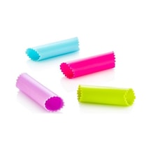 Silikon Renkli Sarımsak Soyucu Rulo Pembe Diğer