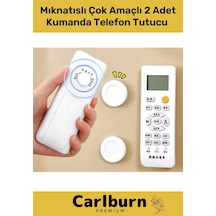 Özel Üretim Sağlam Dayanıklı Güçlü Yapışkan Mıknatıslı Çok Amaçlı Kumanda Telefon Tutucu 2 Adet
