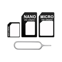 5038 Nano Micro Mikro Sim Çevirici Dönüştürücü İğne Adaptör Set