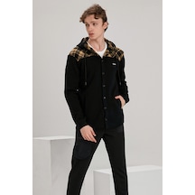 Alexandergardı Ekose Detaylı Düğmeli Sweatshirt E22-61500 001