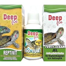 Deep Fix Su Kaplumbağa Vitamini Kabuk Bakım Seti 3'lü