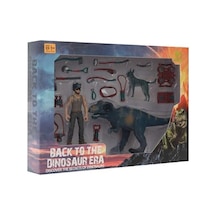 Kadın Figürlü Dinozor Set