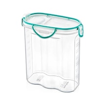 Sanec Kilitli Kapaklı Contalı Hava,su Sıvı Geçirmez 2,4 Litre Erzak Saklama Kabı-sa590