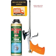 500 ML Somafix Poliüretan Köpük Temizleyicisi Köpük Tabancası Set