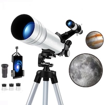 70400 Hd Astronomik Teleskop - Gökyüzü Ve Doğa Gözlemi İçin, 70mm Objektif, 360mm Odak, Fmc Kaplama