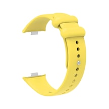 Xiaomi Mi Band 8 Pro İle Uyumlu Spor Jel Silikon Kordon, Sarı