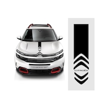 Citroen Sport İçin Uyumlu Aksesuar Kaput Şerit Oto Sticker 60 15 Cm