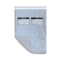 Cepsiz Gri Kargo Poşeti 30x37+5 Cm - 100 Adet